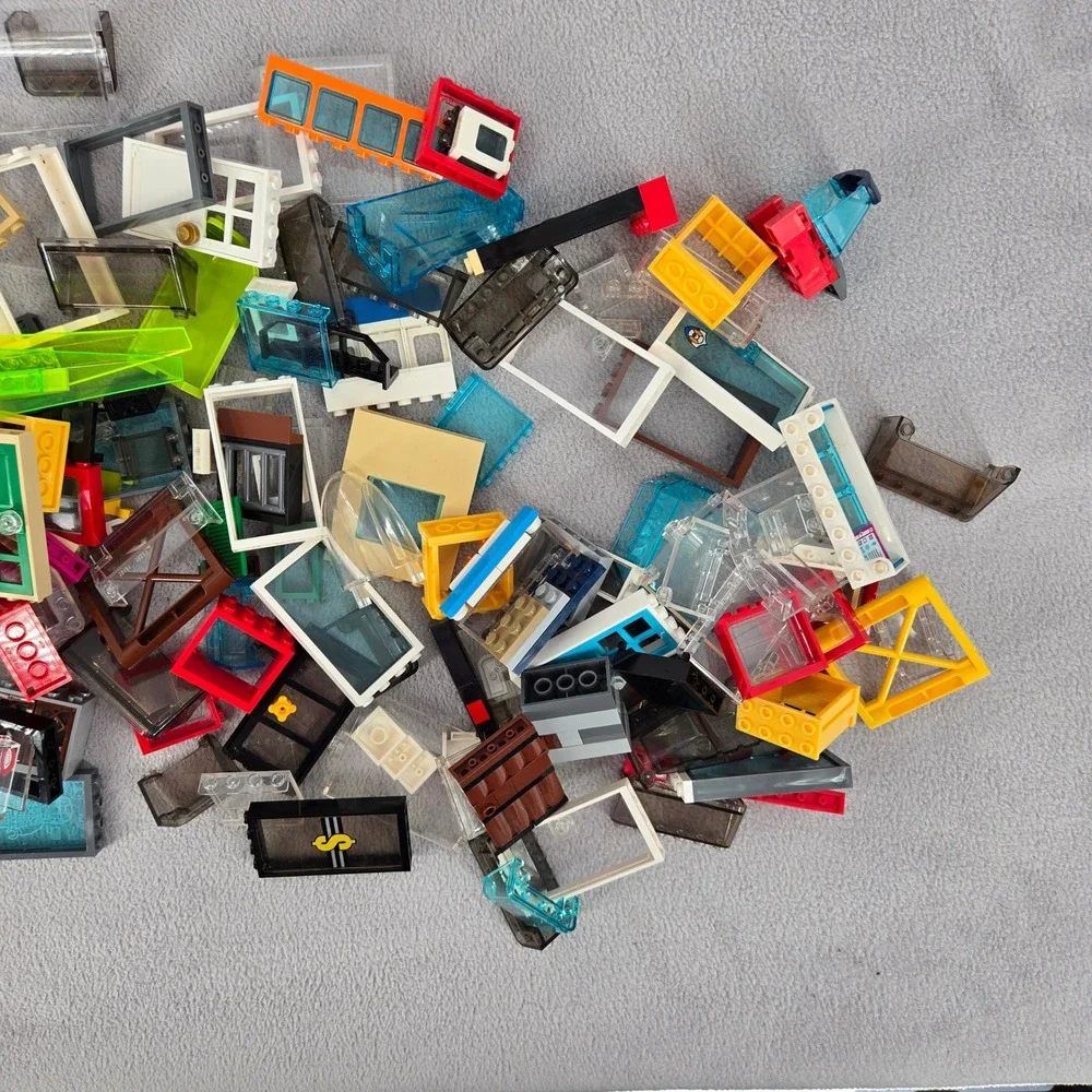 LEGO Bulk Lot Windows and Doors Kids Building Toy House Parts City MOC Assorted